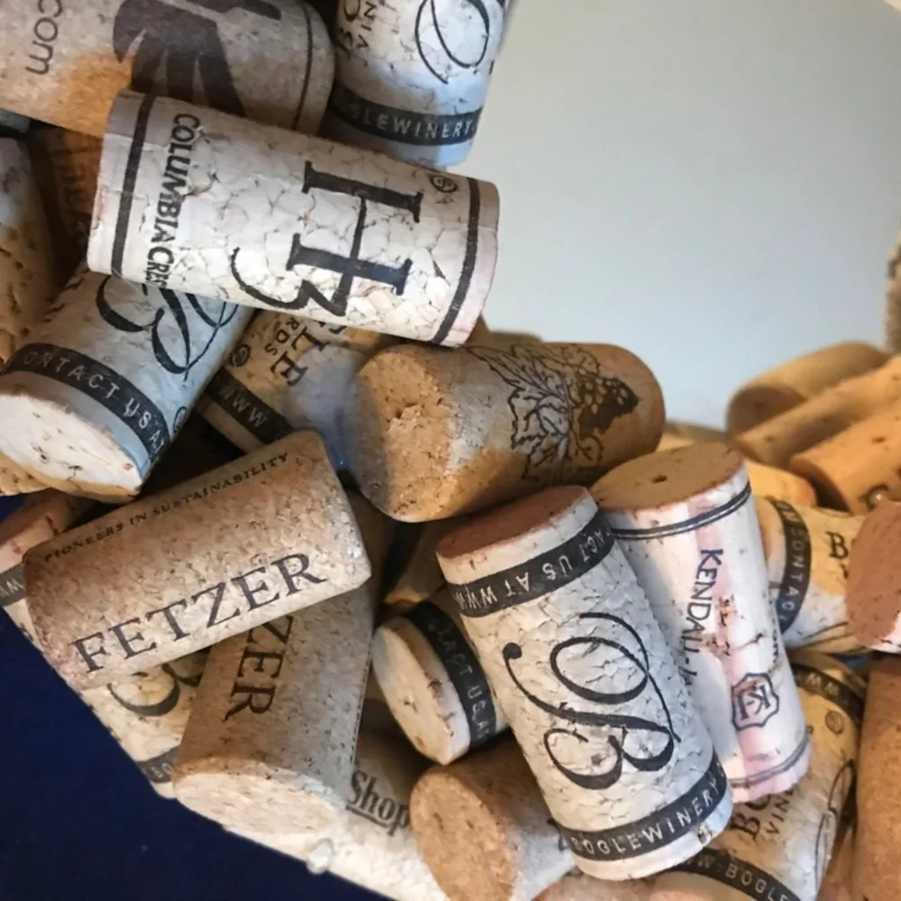 Handmade Wine Cork Mirror Decoration 10